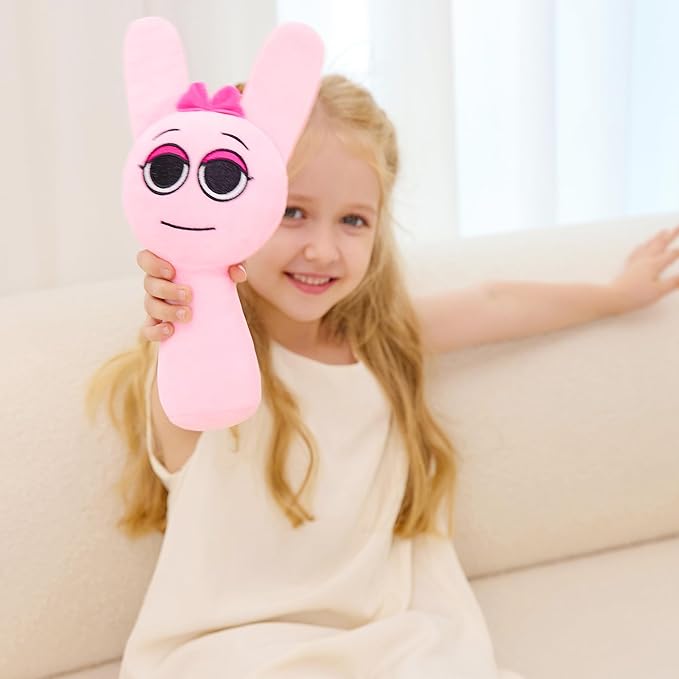 XYG® Sprunky Plush, Sprunky Game Plush Toys, 6PCS Plush Toys, Horror Games Plushies Toy for Fans, Soft Stuffed Animal Pillow Figure Doll Birthday Kids Adult (6 PCs 9" Plush Sprunky)