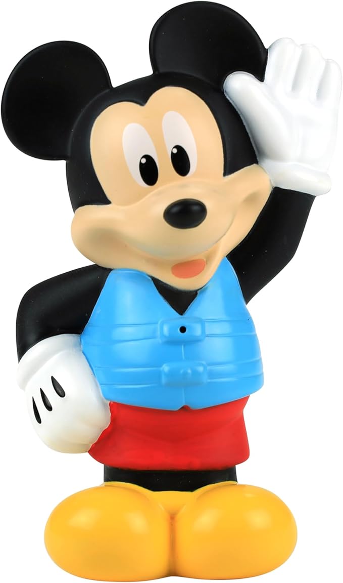 Disney Junior Mickey Mouse Bath Toy Set, Includes Mickey Mouse, Donald Duck, and Pluto Water Toys, Kids Toys for Ages 3 Up by Just Play