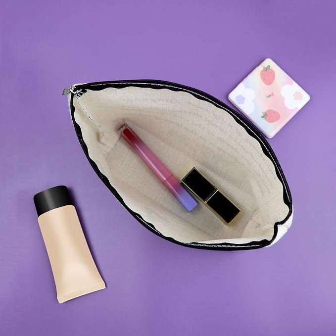 Sazuwu Yoga Gifts for Women Makeup Bag Meditation Birthday Gifts for Yoga Lovers Cosmetic Travel Pouch Christmas Retirement Present