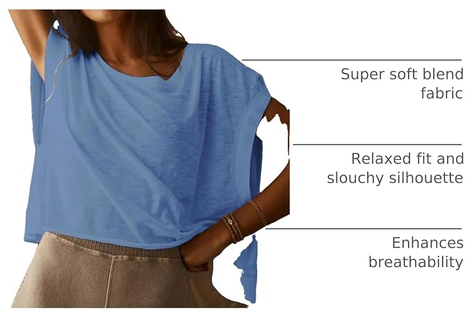 Kumufenc Women Short Sleeve Workout Shirts Open Back Tops Casual Yoga Y2k Athletic Gym Slouchy Crop Running Tees