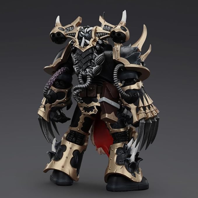 JOYTOY-Warhammer The Horus Heresy 1:18 Action Figure Chaos Space Marines Black Legion Chosen with Lightning Claws-Collection Model Birthday Gifts