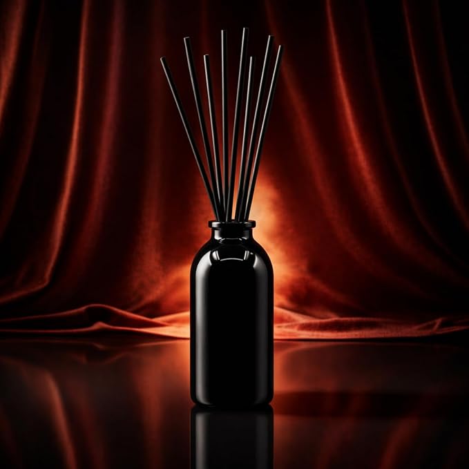 Urban Naturals Rouge '54 Reed Diffuser Set | Saffron, Jasmine, Amber and Woods | Aromatic Home Fragrance | Made in the USA