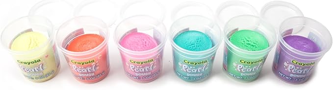 Crayola 20pk Pearl Dough 20pk x 3oz – Easter Gifts, Party Favors, Fidget Toys, Sparkling Colors for Creative Play, Safe Non-Toxic Crafting, Great Classroom Fun or Non-Candy Alternative