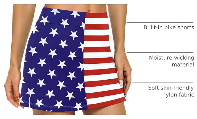 LouKeith Tennis Skirts for Women Golf Athletic Activewear Skorts Mini Summer Workout Running Shorts with Pockets