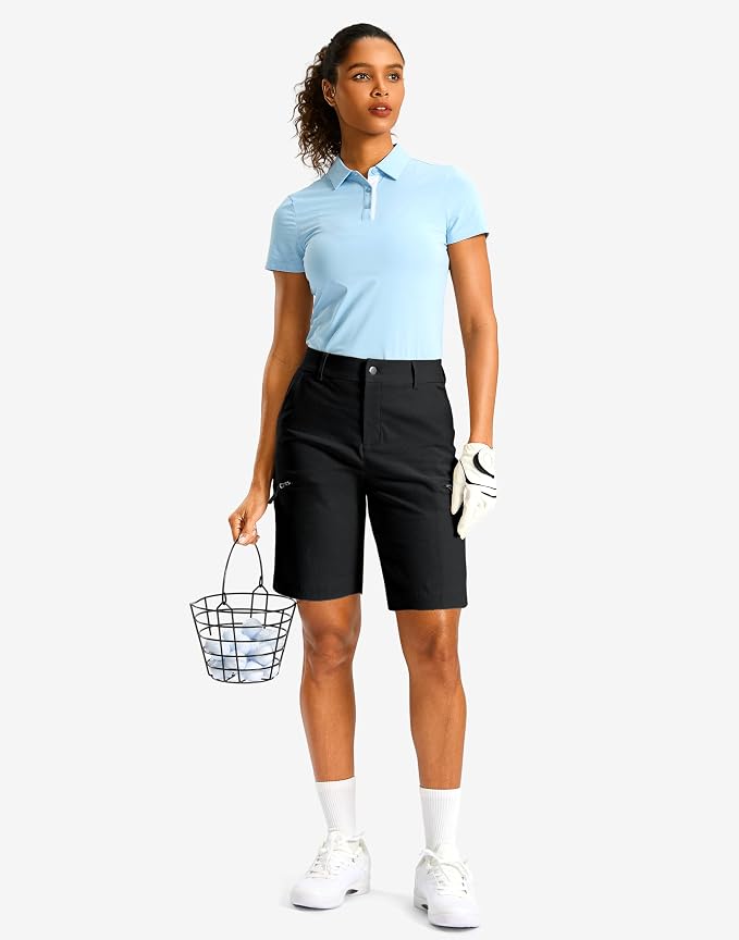 G Gradual Women's 7"/9" Hiking Cargo Shorts Quick Dry Lightweight Golf Outdoor Work Summer Travel Shorts with Pockets