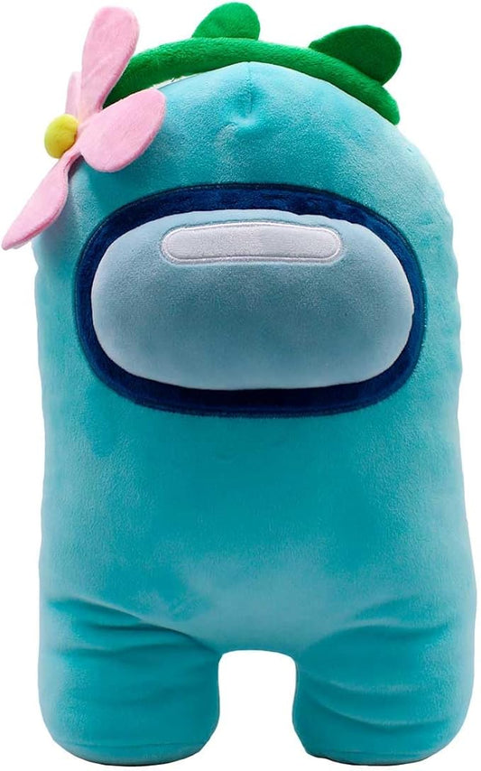 Among Us Mega 12″ Plush Aqua (Flower) – Officially Licensed Oversized Kids & Collector Plush Toy