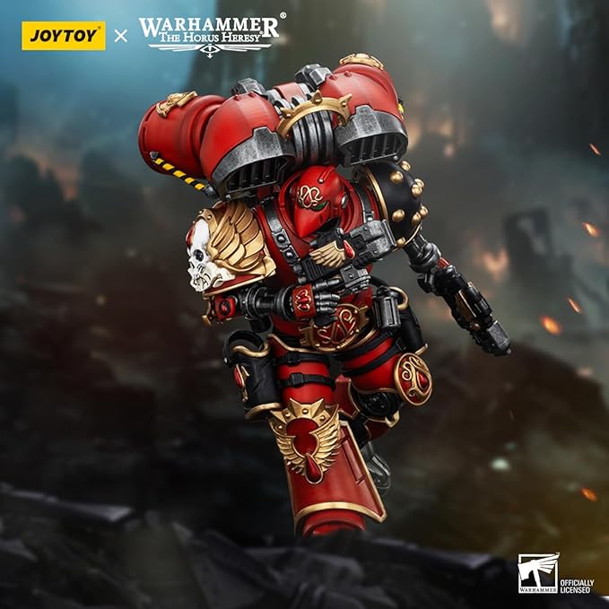 JOYTOY Warhammer The Horus Heresy Blood Angels Dominion Zephon 1:18 Scale Action Figure Mecha Joy Toy Collection Model 4.96in