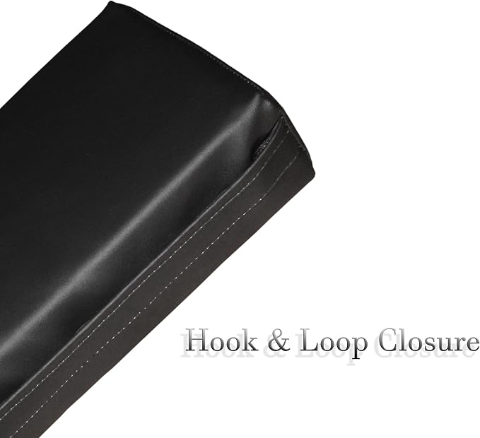Rehabilitation Advantage Body Positioning Black Square Bolster 12 Inch x 12 Inch x 3 Inch