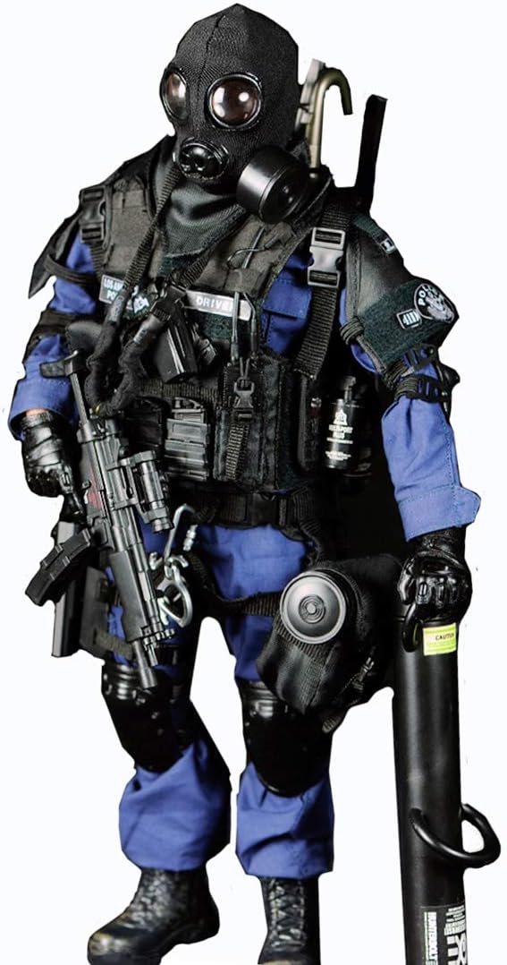 12inch Soldier Action Figure Model, 1/6 Scale Realistic Army Military Police Soldier Model Set with Accessories Collection Toys