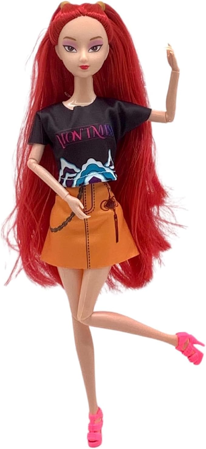 MFRMFR Demon Hunters 11.5'' Fashion Doll for,Articulated Girl Group Doll,Perfect Christmas and Birthdays Toy Gift for Girls Fans (003)