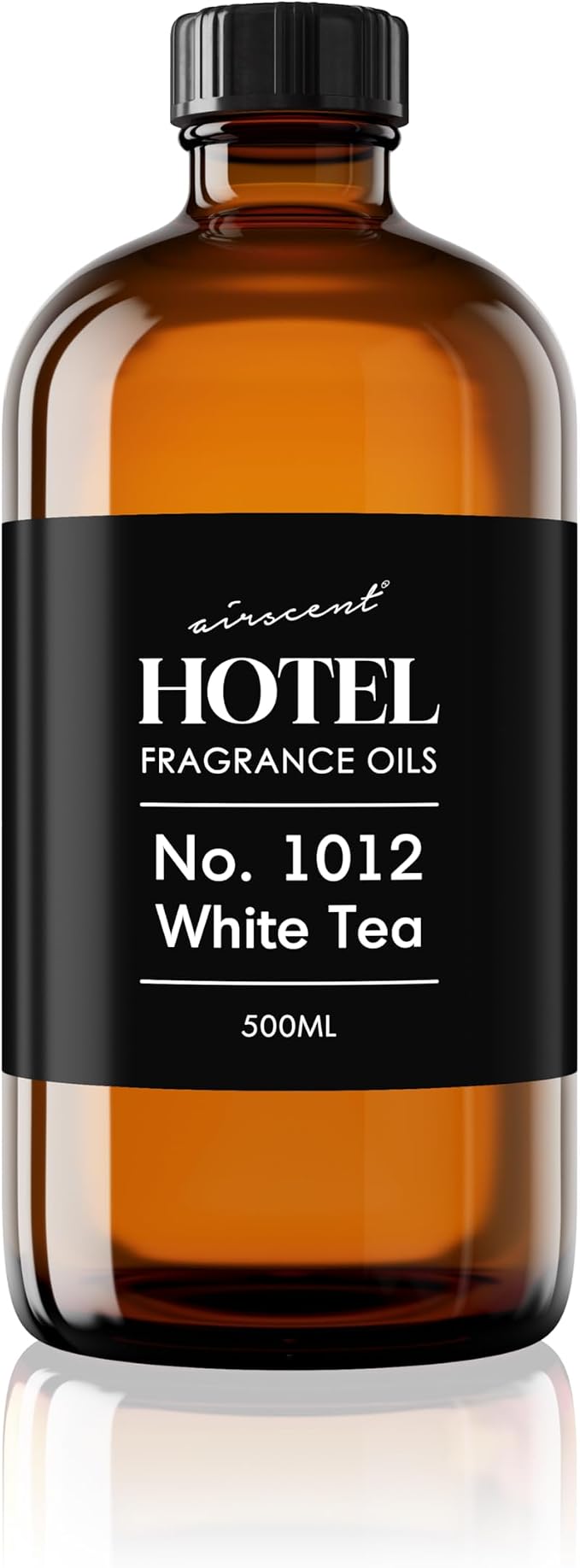 AirScent Hotel Diffuser Oil No. 1012 - The White Tea Hotel Scent - 500 mL | Premium Fragrance Oil for Ultrasonic and Waterless Diffusers and Crafting - 16.9 fl oz Dropper Bottle - Hotel Scent Dupe