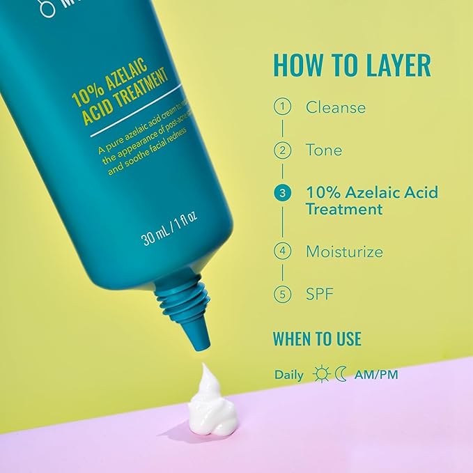 Good Molecules 10% Azelaic Acid Treatment Pack 2 – 30 ml Each - Soothing Facial Formula for Uneven Tone with Azelaic Acid – Vegan & Fragrance-Free Skincare