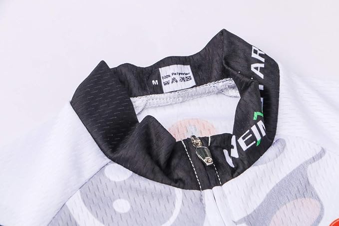Hotlion Kids Cycling Jersey Set Short Sleeve Boys Mountain Bike Shirt Girls Cartoon Bicycle Tops Childs for Riding Biking