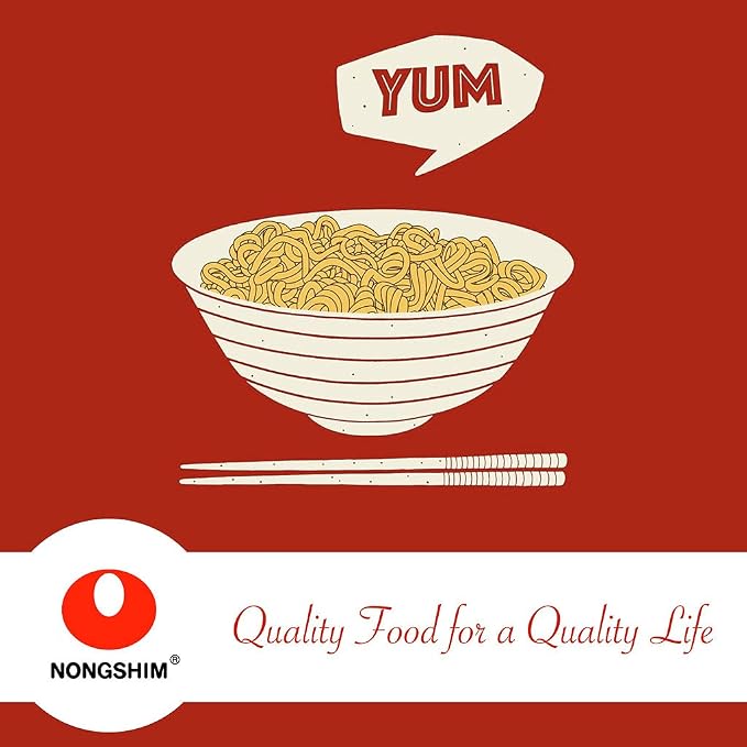 Nongshim Shin Ramyun Vegan,2.64 Ounce,(Pack of 12)