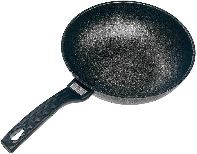 11" Wok Non-Stick Cooking Frying Pan Pot, 5 Layer Marble Coating, Made in Korea