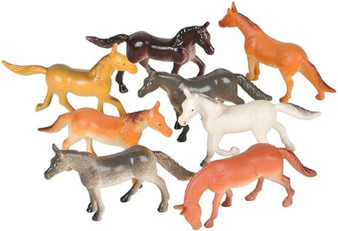 Pink Horse Castle with 5 Plush Horses and Bonus 5 Mini Horse Figures