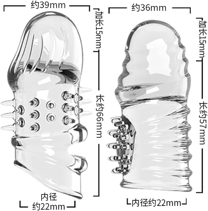 Male Trainer Thread Insulation Sleeve Transparent Soft Simulation Mushroom Head Penis Ring for G-spot Stimulation