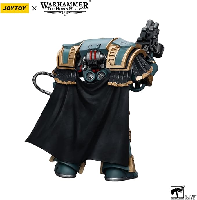 Joytoy Warhammer The Horus Heresy Sons of Horus 1:18 Action Figure Mecha Joy Toy Legion Praetor in Cataphractii Terminator Armour Collection Model Anime 4.9 inch