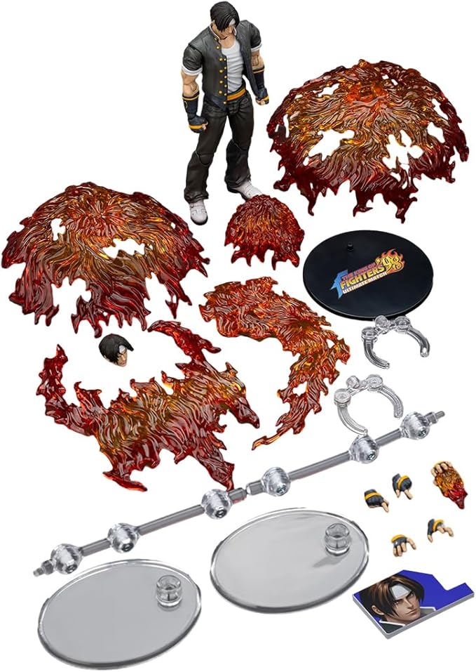 JOYTOY SNK 1/18 Action Figure KOF 98UM Hero-3PCS Collection Model Birthday Gift