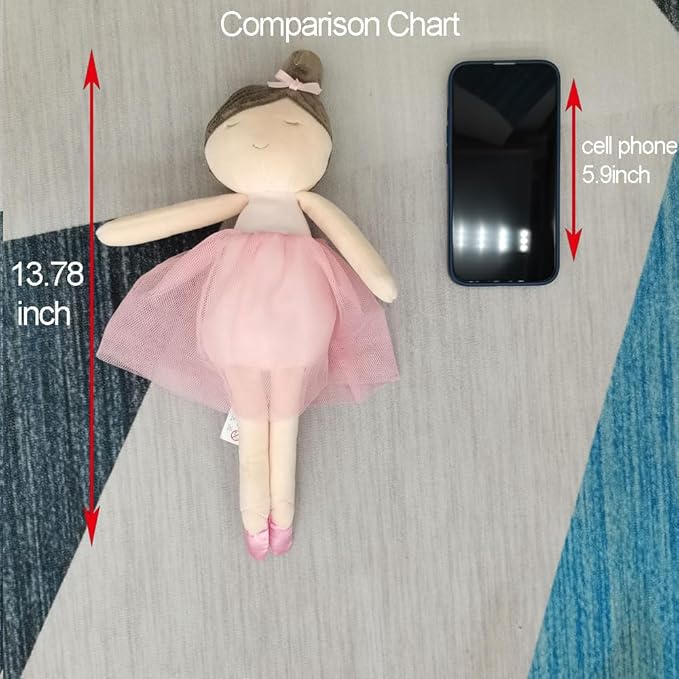 Baby Doll Soft Ballerina Doll Plush 13.7" (Girl)