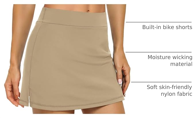 LouKeith Tennis Skirts for Women Golf Athletic Activewear Skorts Mini Summer Workout Running Shorts with Pockets