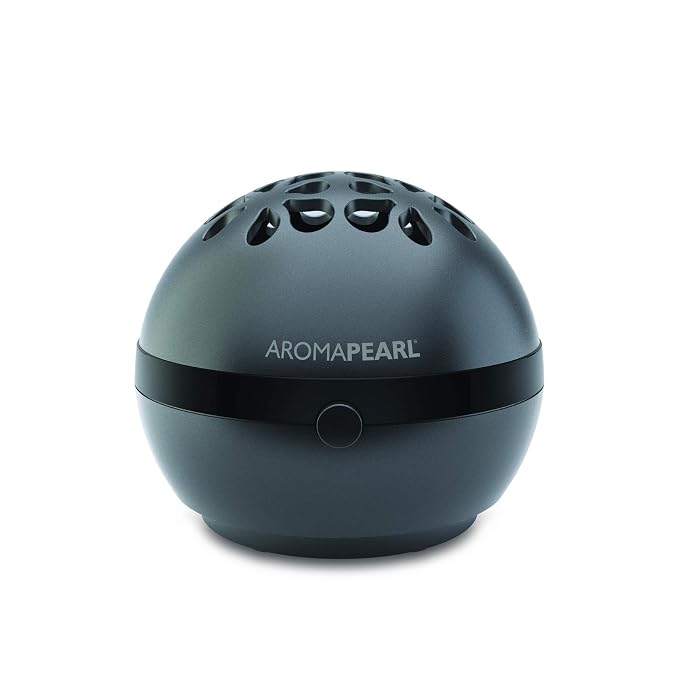 AromaPearl Electric and Battery Operated Personal Aromatherapy Diffuser Great for The Home, Office and for Travel (Black)