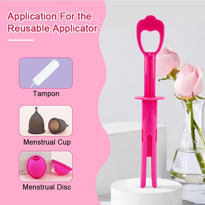 Menstrual Cup Insertion Aid - Insertion as Easy as a Tampon - Effortless for Every Woman - Ideal for Those with Long Nails - Compatible with Most Menstrual Cup Models