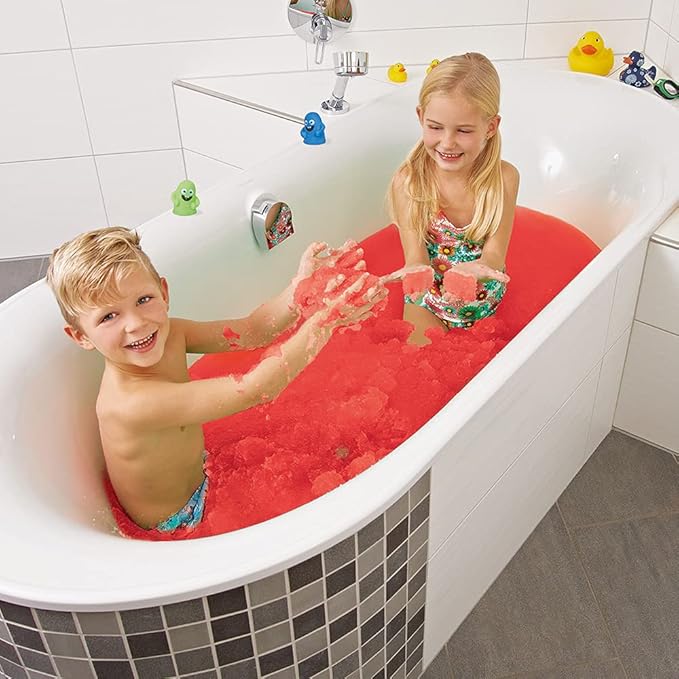 3 x Gelli Baff Bundle from Zimpli Kids, Blue, Red & Green, Turn water into colourful goo! Children’s Sensory & Bath Toy