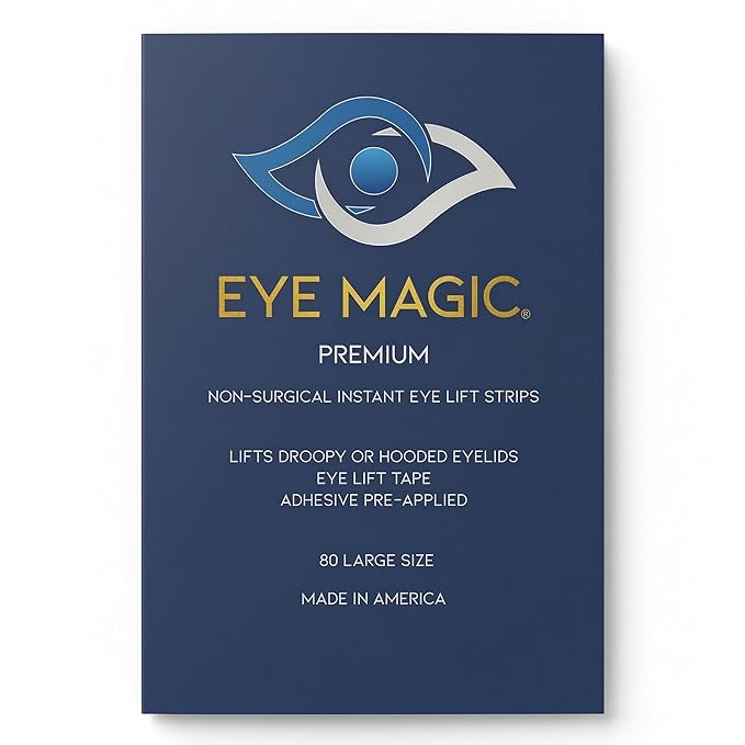 Eye Magic Premium Instant Eyelid Lift (L/XL-Refill). Look Younger Instantly | Made in America - Lifts and Defines Droopy, Sagging, Hooded Eyelids For A Youthful Look