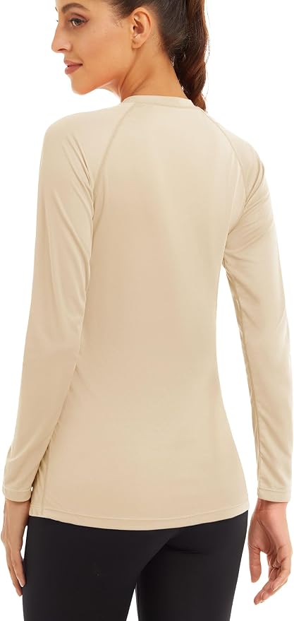 MAGCOMSEN Women's Long Sleeve Shirts UPF 50+ Sun Protection Shirts for Hiking Fishing Workout Rash Guard