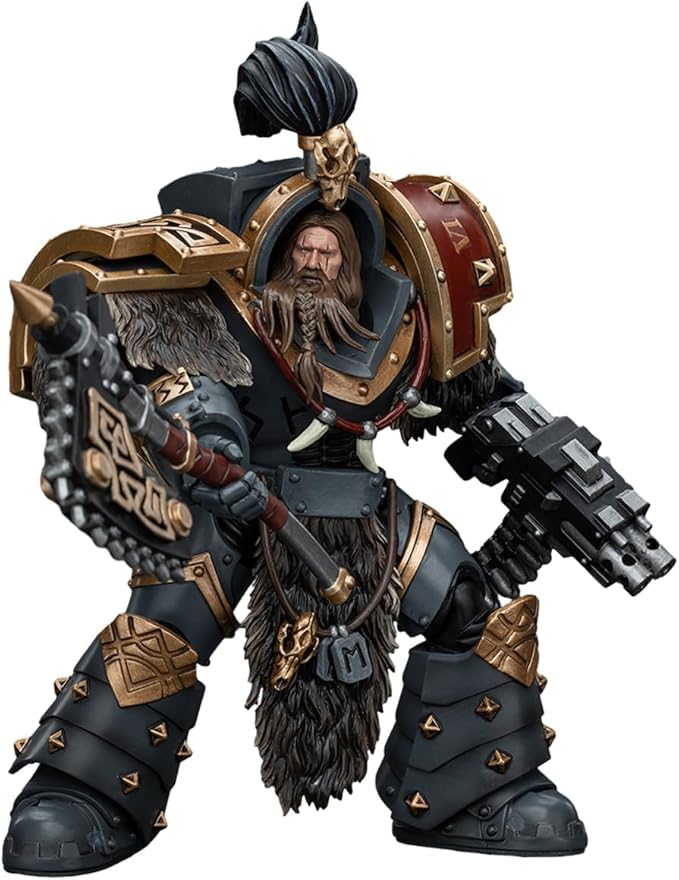 JOYTOY1/18 Warhammer The Horus Heresy Action Figure 5.59 inch Space Wolves Varagyr Wolf Guard Squad Varagyr Terminator 2 Collection Model Birthday Gift