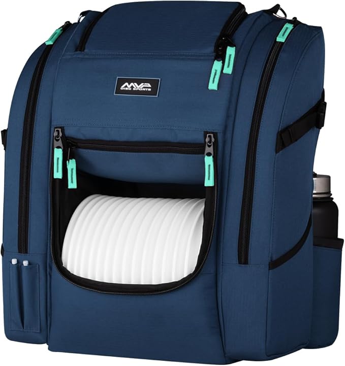 MVP Disc Sports Voyager Lite Backpack Disc Golf Bag (Choose Your Favorite Color)
