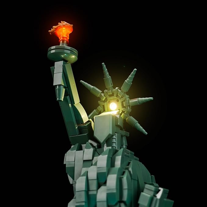 LED Lighting Compatible with LEGO Architecture Statue of Liberty 21042，Light Kit Compatible with LEGO 21042, NOT Included The Model Set - JUST Lights