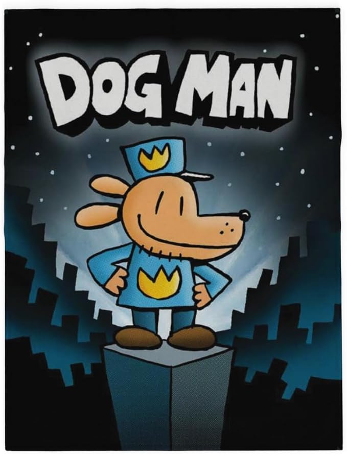 Franco Dog Man Supa Book Kids Bedding Super Soft Cozy Plush Throw, 46 in x 60 in, (Officially Licensed Product)