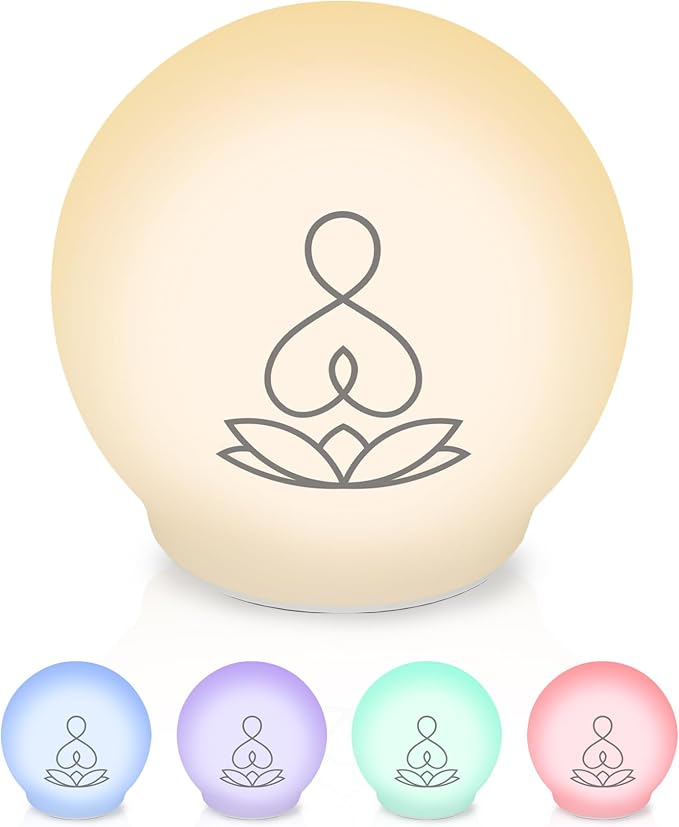 Syrinx Guided Meditation Light – Meditation Aid with Rhythmic Glow for Focus, Mindfulness Tool for Calm Down Corner, Quiet Rooms, Home or Office Use