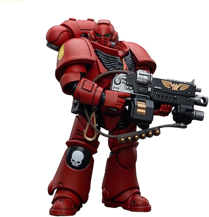 JOYTOY 1/18 Warhammer 40,000 Action Figure Blood Angels Intercessor Collection Model，JT6649