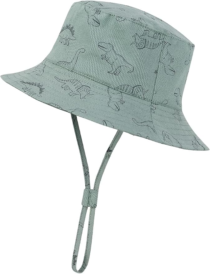 Baby Sun Hat UPF 50+ Sun Protective Toddler Bucket Hat Summer Kids Beach Hats Wide Brim Outdoor Play Hat for Boys Girls