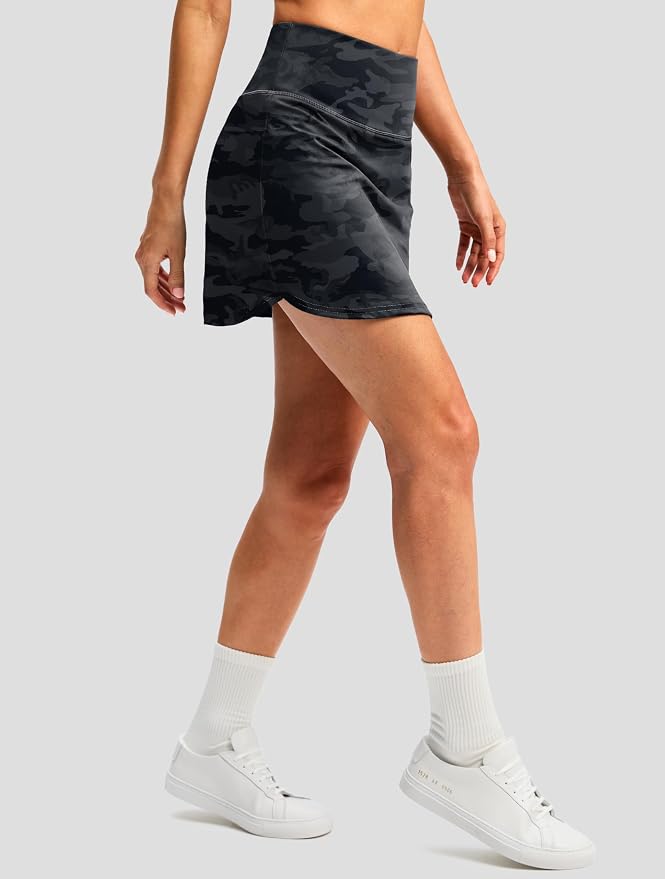 G Gradual 16"/18" Skorts for Women Golf Skirt with 2 Pockets Summer Casual | Built-In Shorts, High Waist, Soft 4-Way Stretch, Breathable Mesh Liner, Tennis Pickleball Athletic Wear, Easy To Match