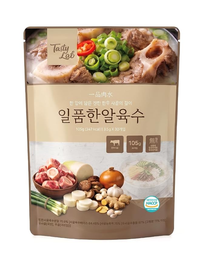 Good Taste Korean Traditional Sagol Broth Coin 3.5g x 30 tablets (105g) / Basic Base Soup Stock 한국산 사골 코인 육수