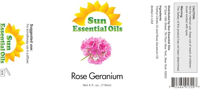 Rose Geranium (Large 4 Ounce) Best Essential Oil