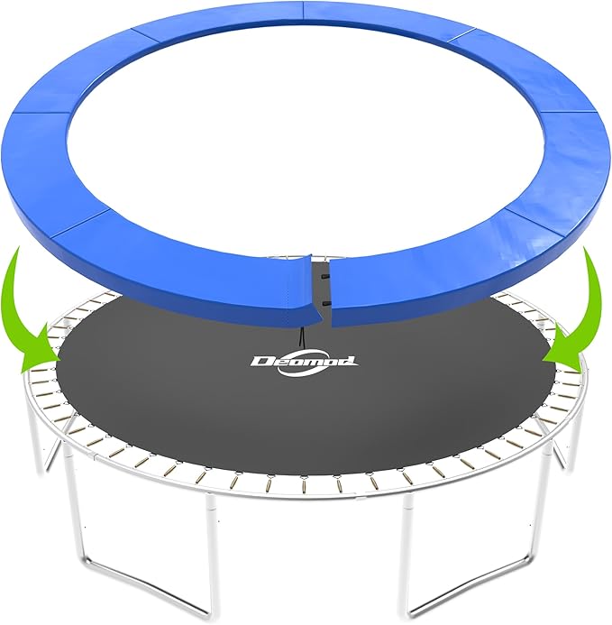 Trampoline Pad, 10FT 12FT 14FT Trampoline Replacement Safety Pad, Universal Trampoline Pads, Spring Cover, Waterproof, Tear Resistant, Round Arch Trampoline Parts for Kids