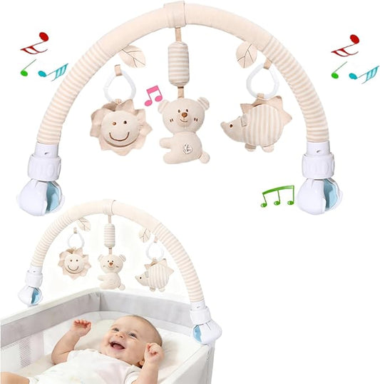 Pau1Hami1ton Baby Stroller Arch Toys, Car Seat Toys,Baby Gifts.S-19(Bear)