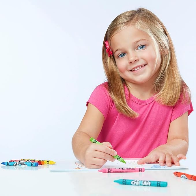 Cra-Z-Art Crayons, Bulk Pack, 24 Count, 24 Packs of Crayons, Bulk School Supplies for Classroom, Back to School Essentials