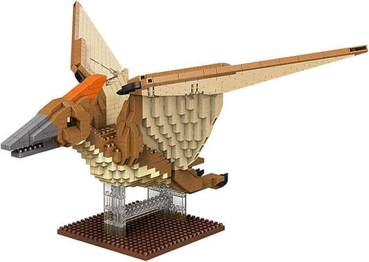 Dinosaur Micro Mini Building Block Sets for Adults, No Compatible with Lego, Building Toys for Home & Office Decor, MOC 3D Creative Model Gifts for Christmas