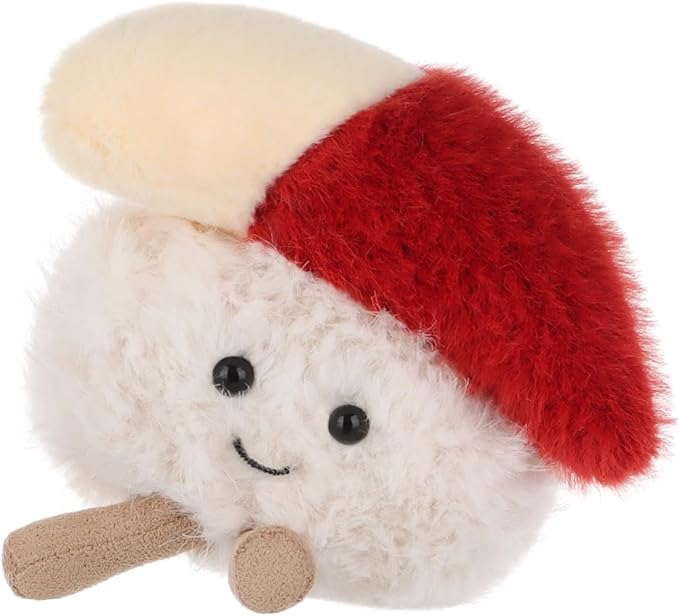 Apricot Lamb Arctic Shellfish Sushi Stuffed Animals for Kids, Soft Cute Plush Toys for Baby Girl and Boy, 3.5 Inches