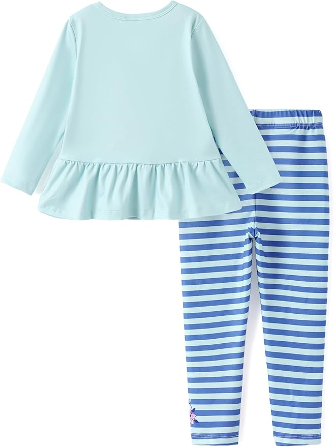 Disney Minnie Mouse Frozen Princess Marvel Toddler Girls Clothes Long Sleeve Sweatshirt + Leggings 2pcs Outfits Set 2-6Y