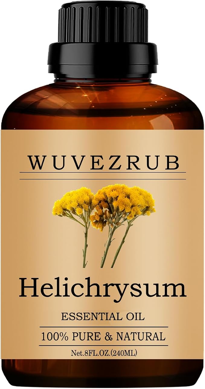 Helichrysum Essential Oil - 240ML Pure and Natural for Aromatherapy Diffuser - 8 Fl Oz