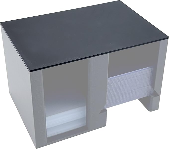 EnderToys CardCare Lite Dust Cover (Black) - Toploader Dispenser Top Panel - Penny Sleeve Holder Lid