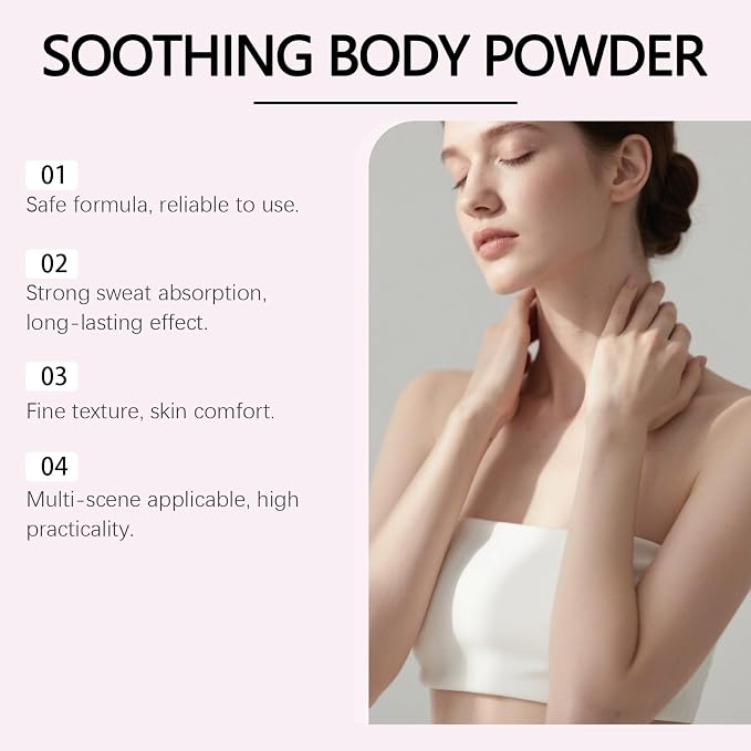 Women's Body Comfort Powder - Talc-Free Dusting Powder with Light Scent, 3.53oz | Moisture Absorbing Powder for Post-Shower & Post-Workout Freshness, Stays Dry & Comfortable All Day (2)
