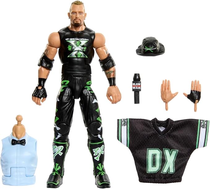WWE The Road Dogg Mattel Elite Collection Monday Night War v WCW Greatest Hits Series 3 Wrestling Action Figure Toy
